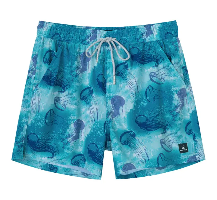 2 in 1 Stretch Gym Shorts Jellyfish