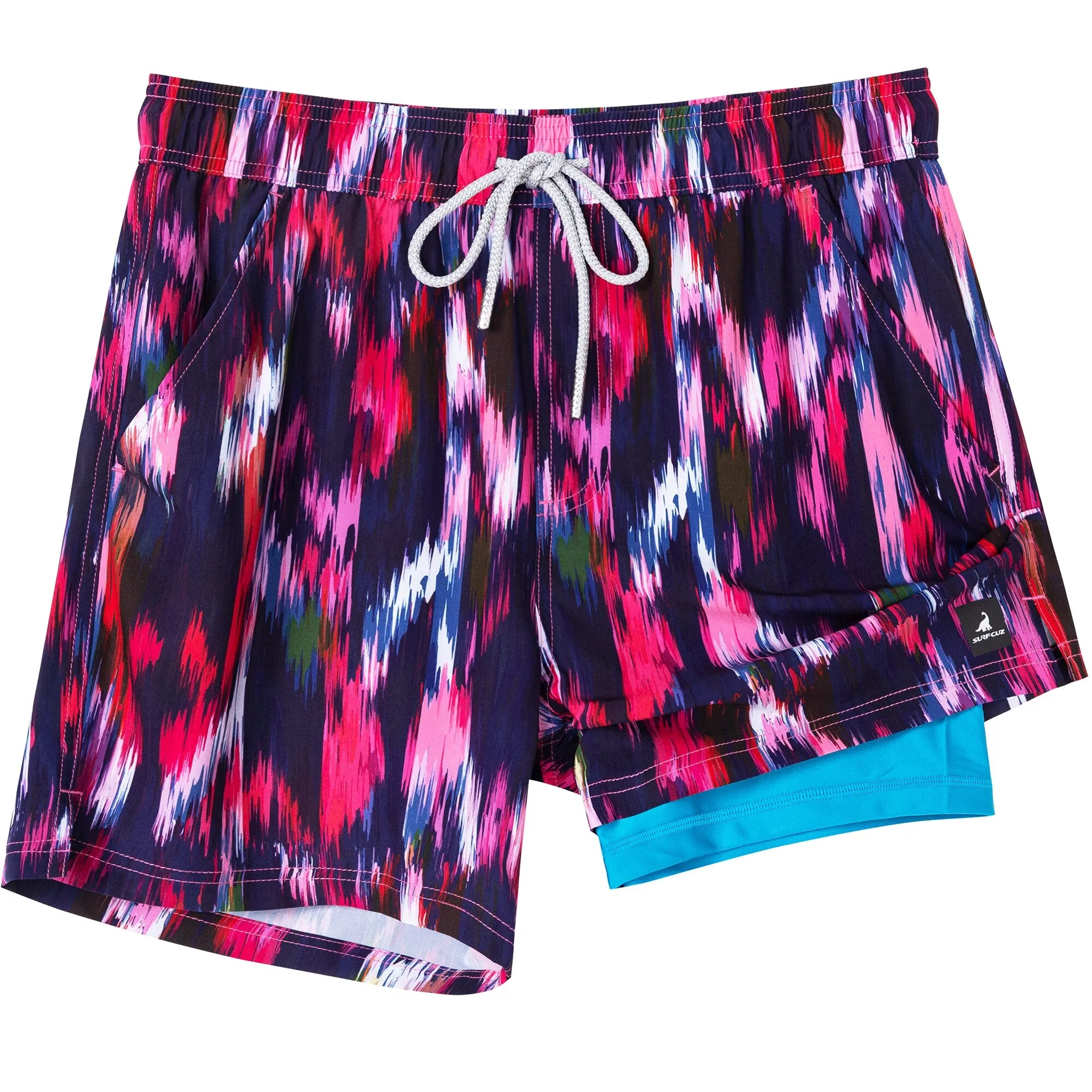 2 in 1 Stretch Gym Shorts Line