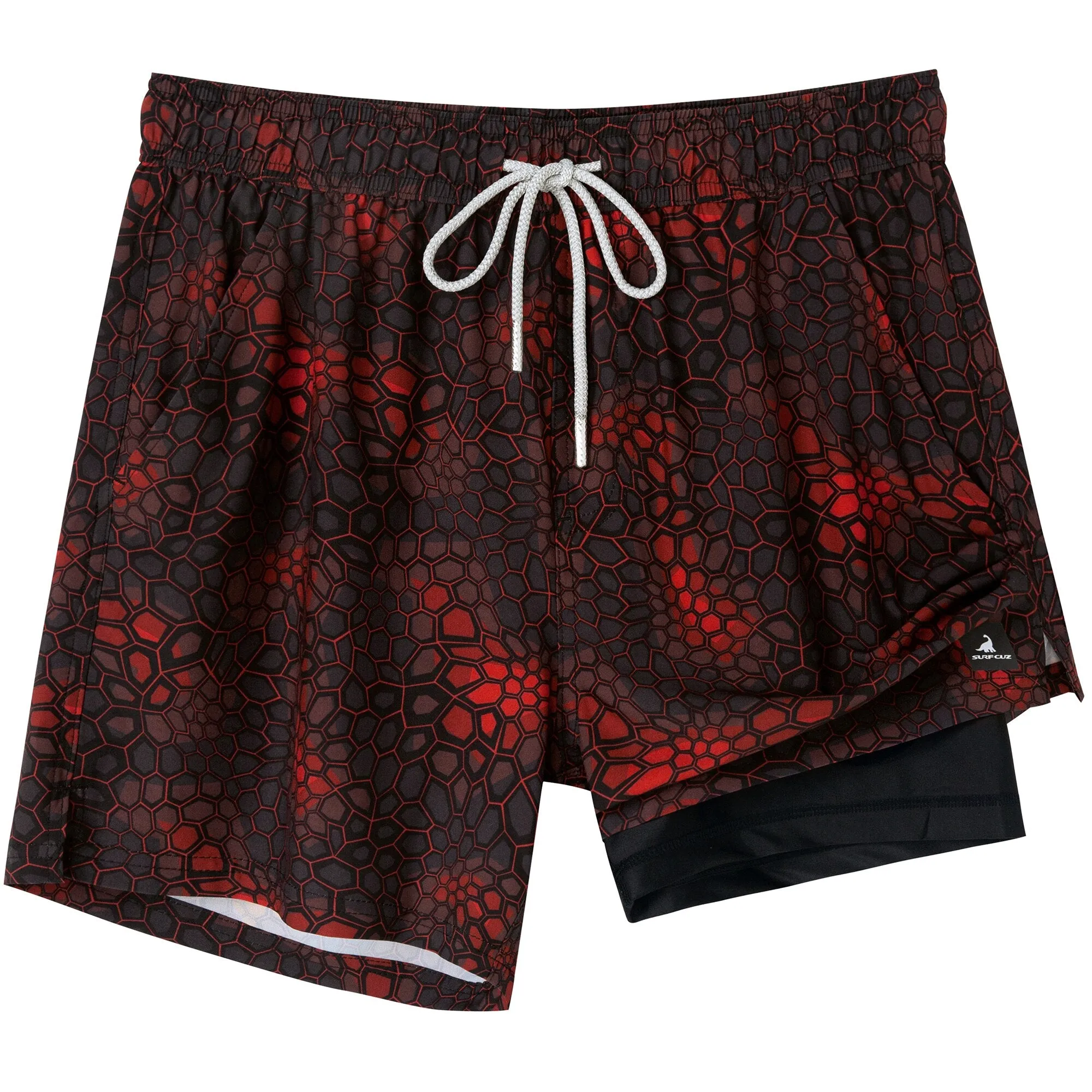 2 in 1 Stretch Gym Shorts Rock