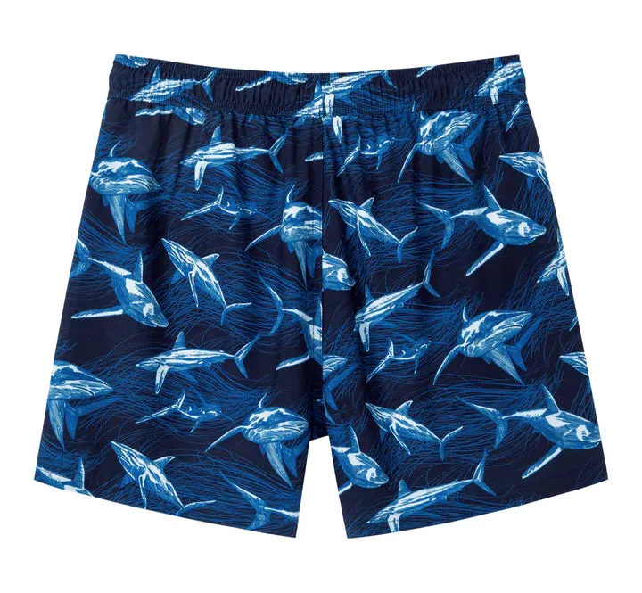 2 in 1 Stretch Gym Shorts Shark