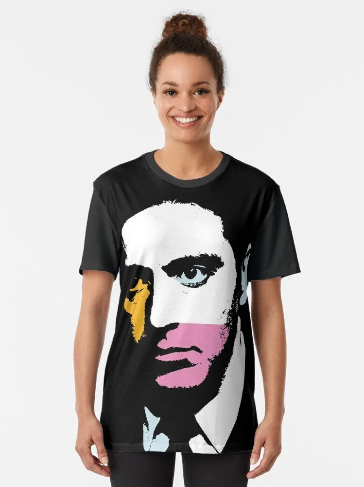 Al Pacino Pop Art Graphic T-Shirt - Iconic Actor Tee