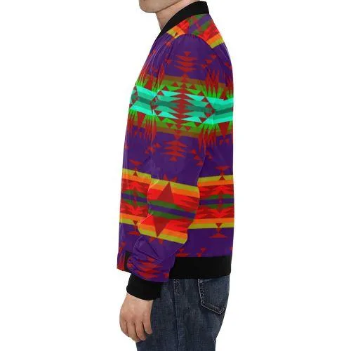 Between the Mountains Moon Shadow Sierra Bomber Jacket for Men