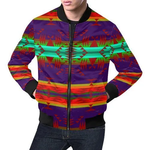 Between the Mountains Moon Shadow Sierra Bomber Jacket for Men