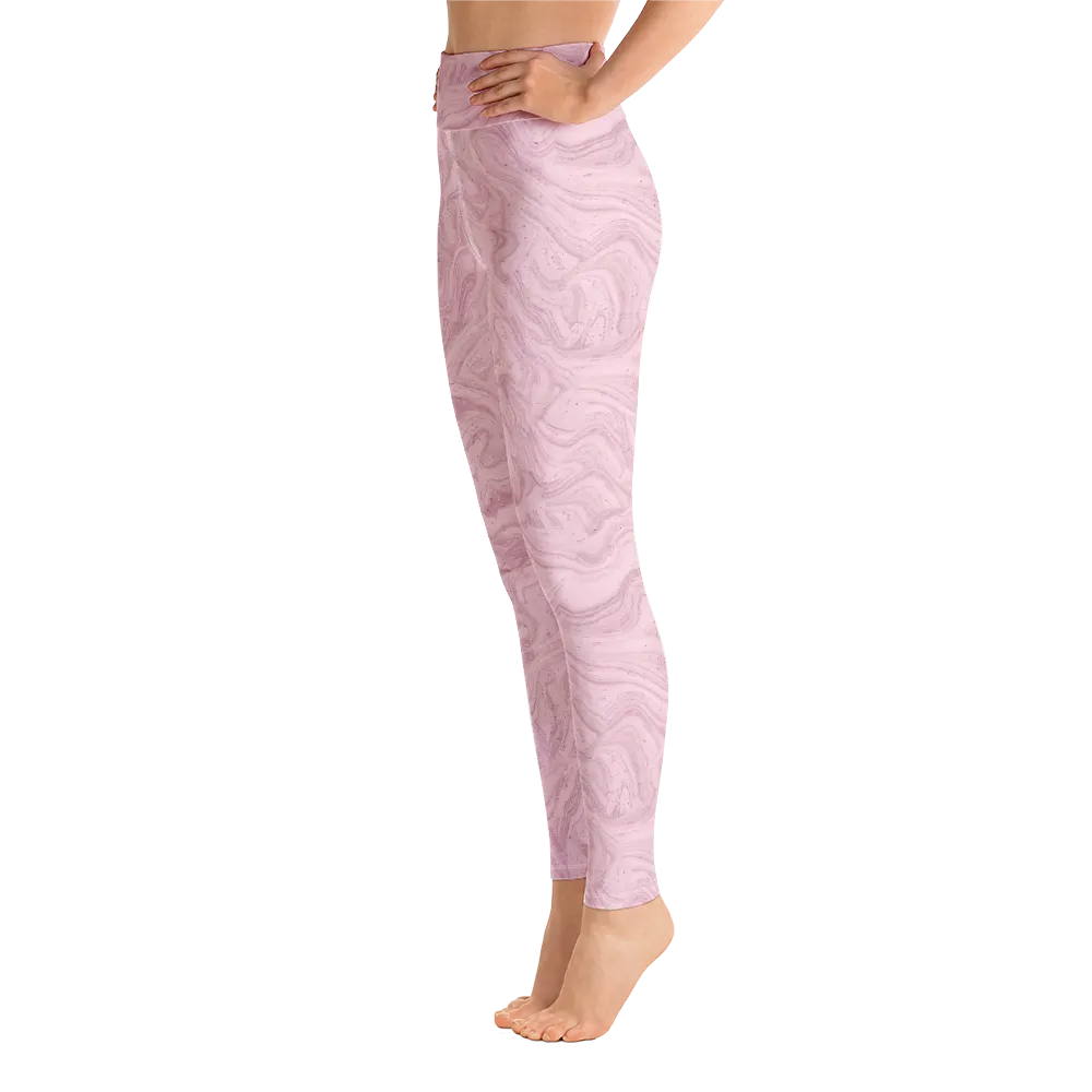 Cherry Cream Yoga Pants