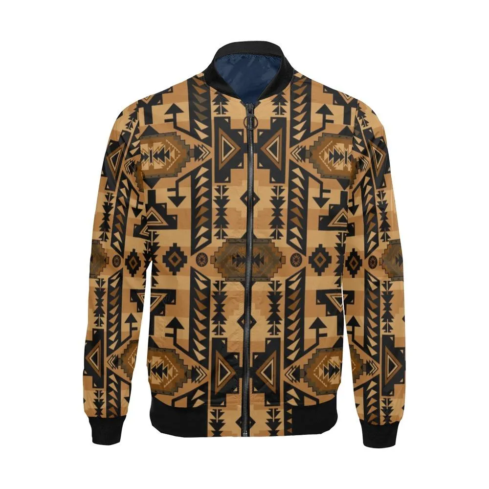 Chiefs Mountain Tan Bomber Jacket for Men