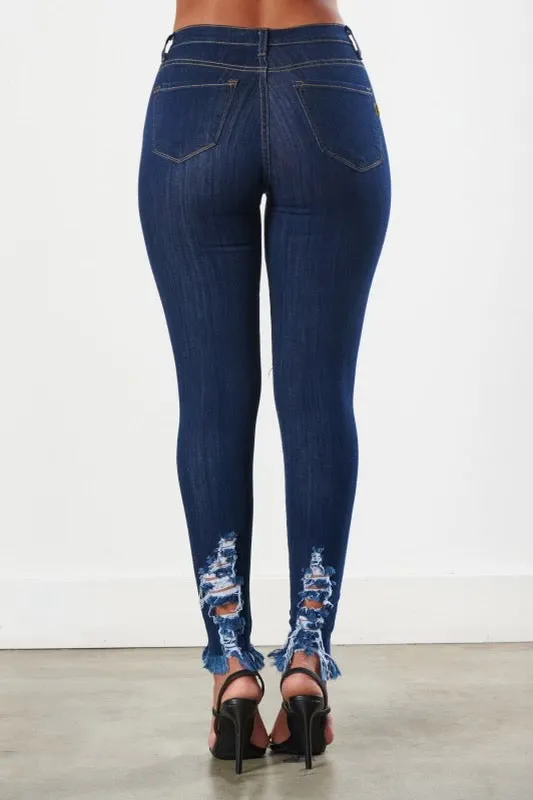 Come On' Distressed Denim Jeans