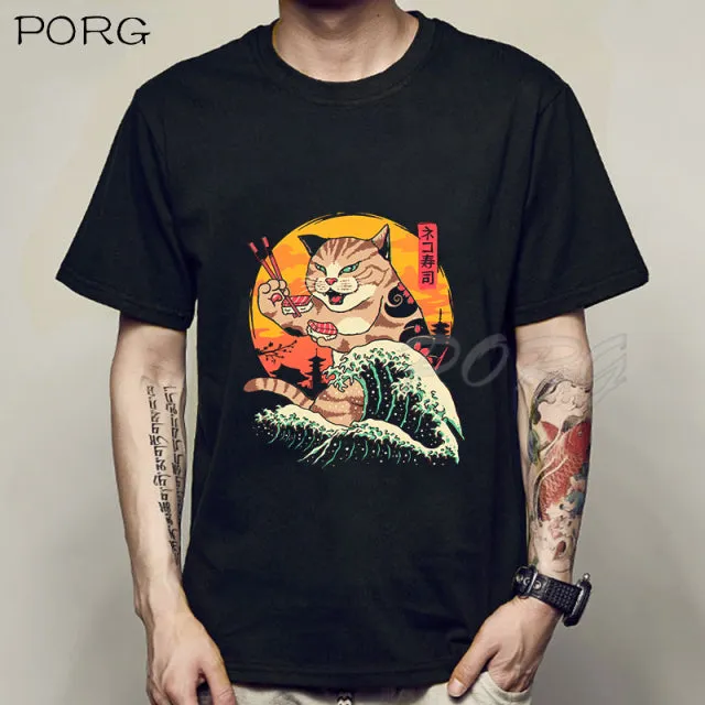 Cool Cat Graphic T-Shirt