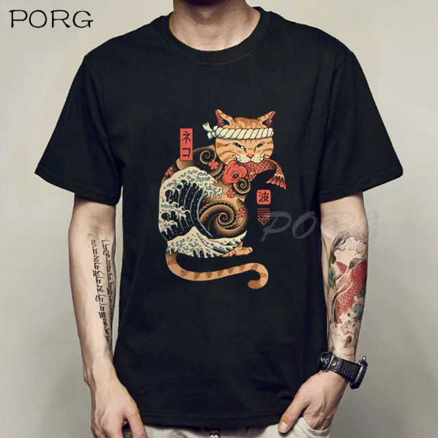 Cool Cat Graphic T-Shirt