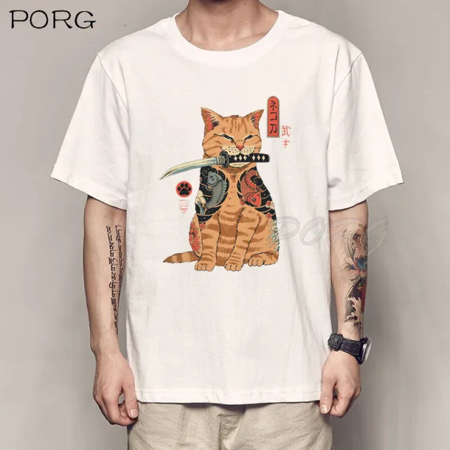 Cool Cat Graphic T-Shirt