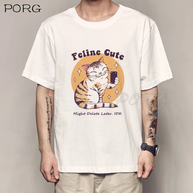 Cool Cat Graphic T-Shirt