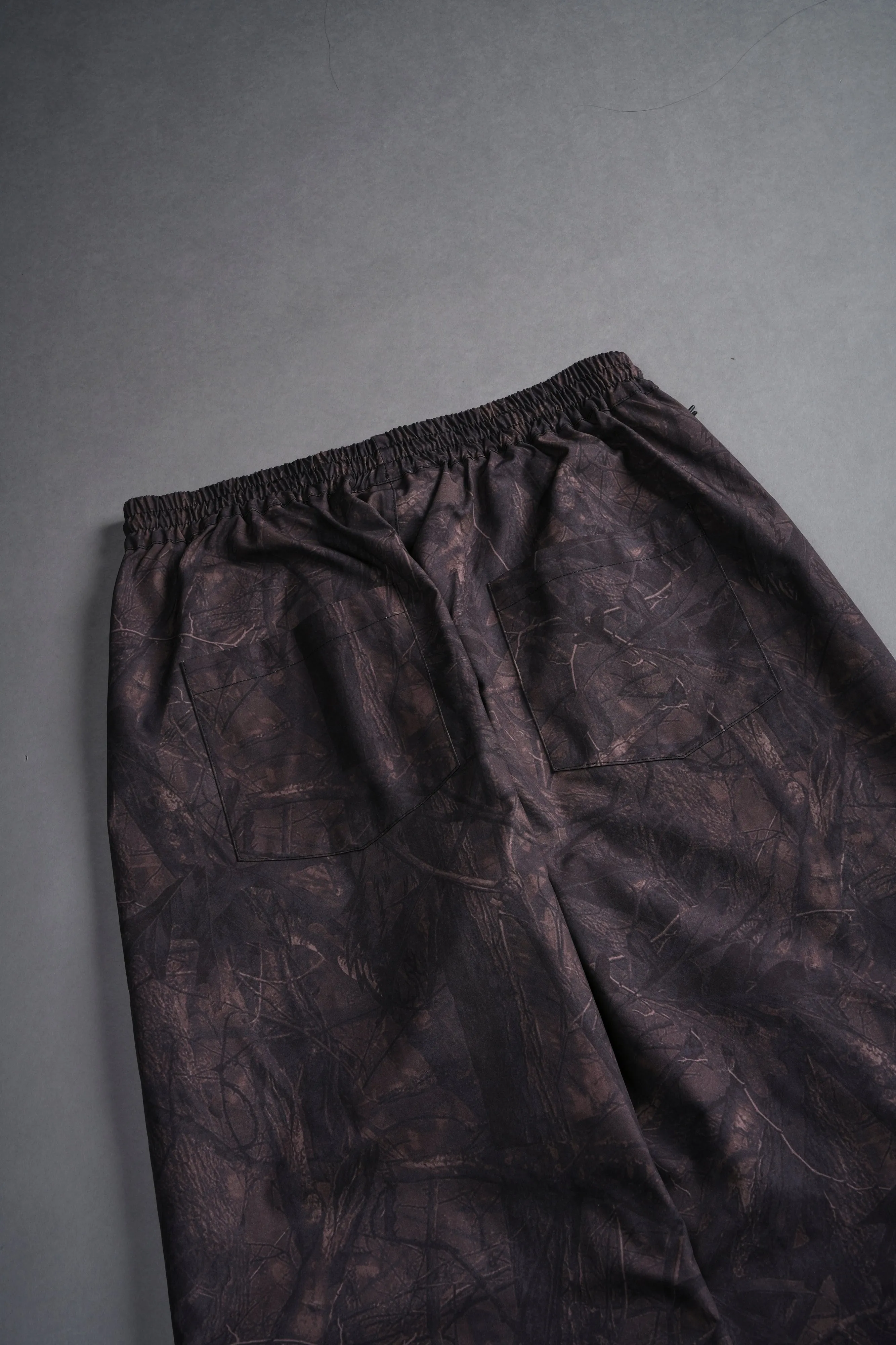 Dual Brolic Unisex Track Pants in Brown Driftwood Forest Camo
