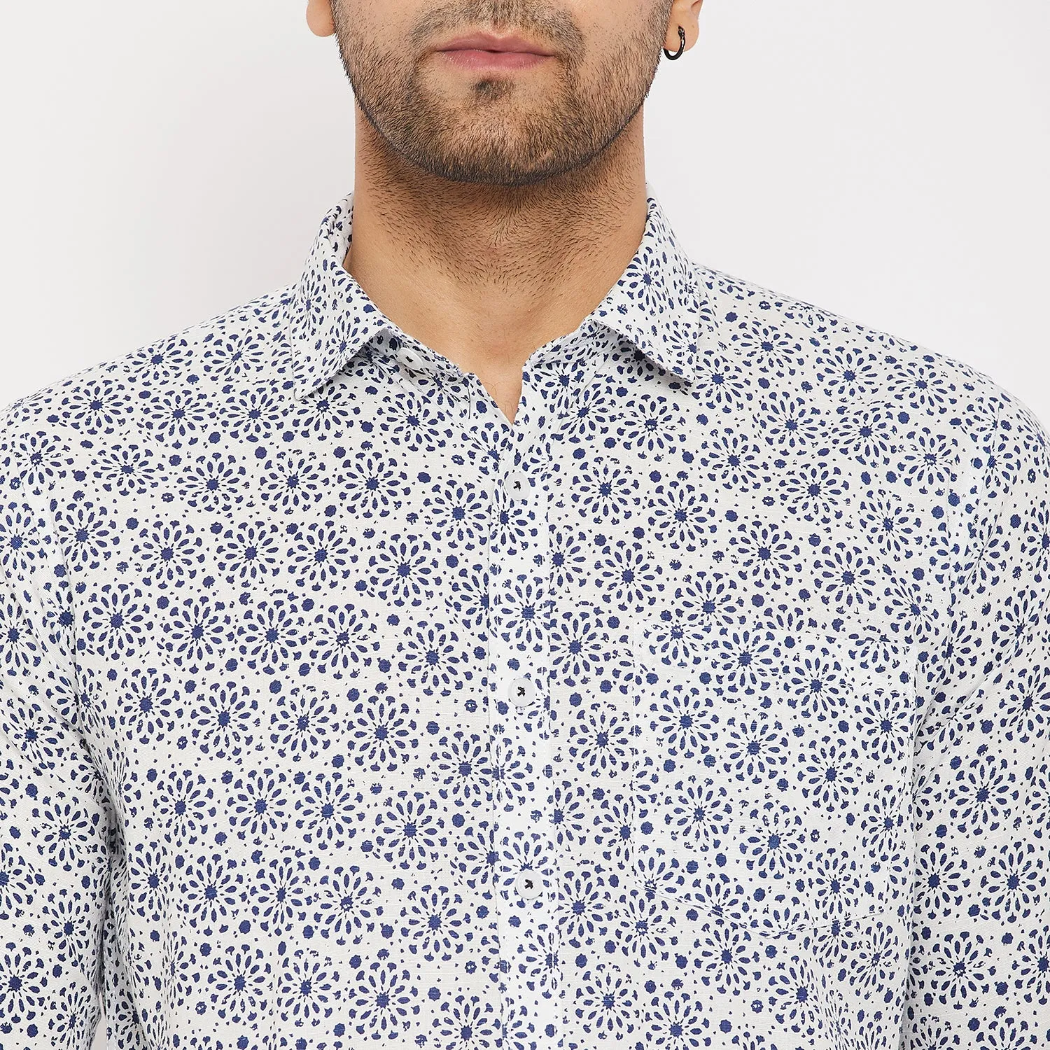 Duke Men Stardust Cotton Full Sleeve Shirt (SDO8988)