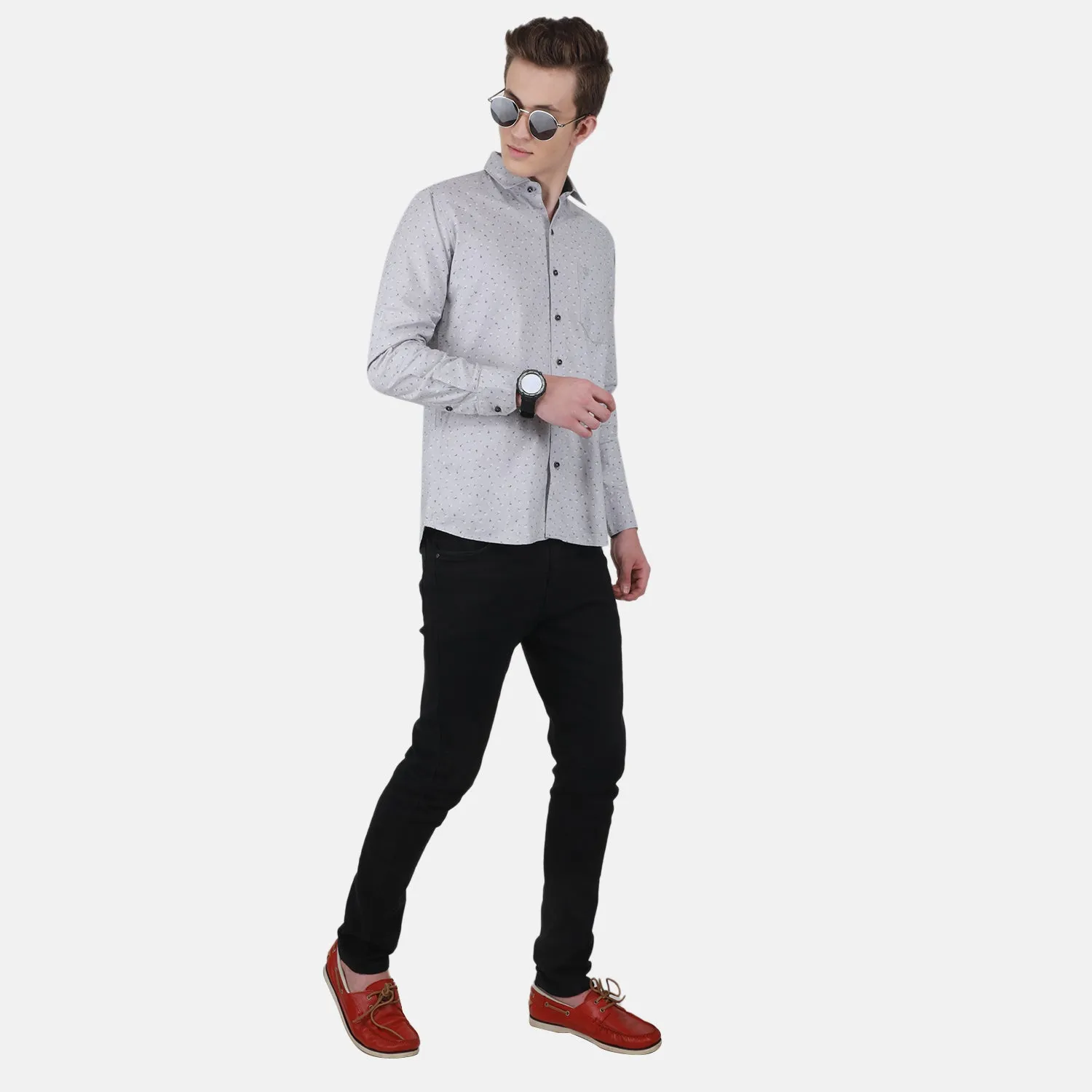 Duke Men Stardust Cotton Full Sleeve Shirt (SDO8PRO)