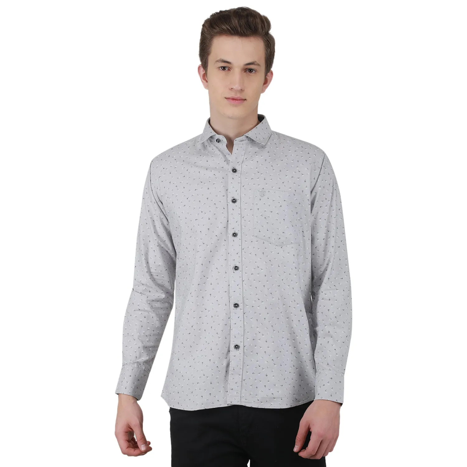 Duke Men Stardust Cotton Full Sleeve Shirt (SDO8PRO)
