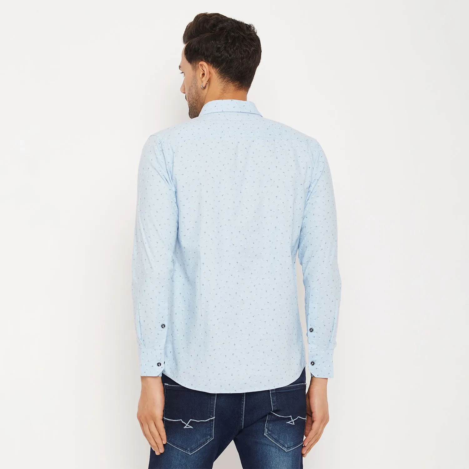 Duke Men Stardust Cotton Full Sleeve Shirt (SDO8PRO)