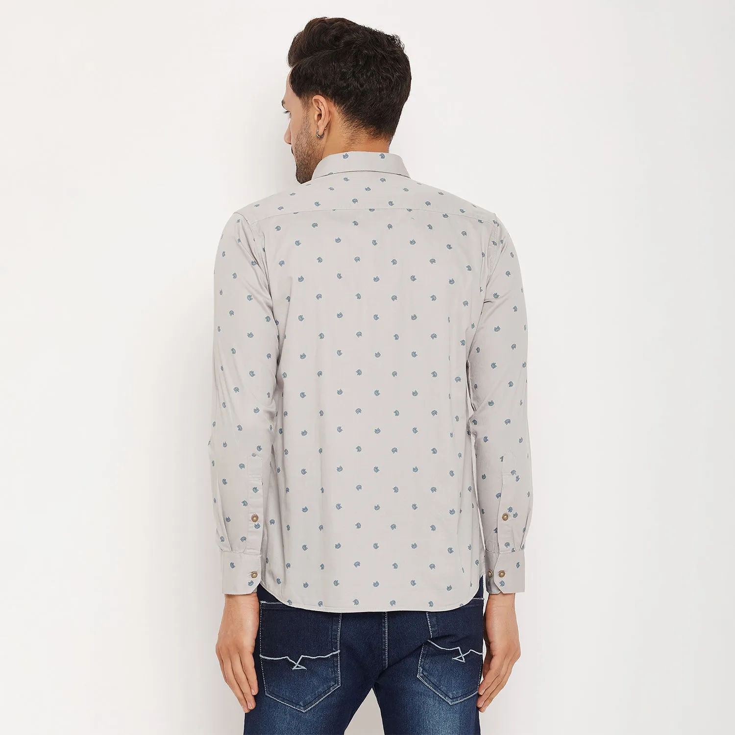 Duke Stardust Men Full Sleeve Cotton Shirt (SDO8PRTC)