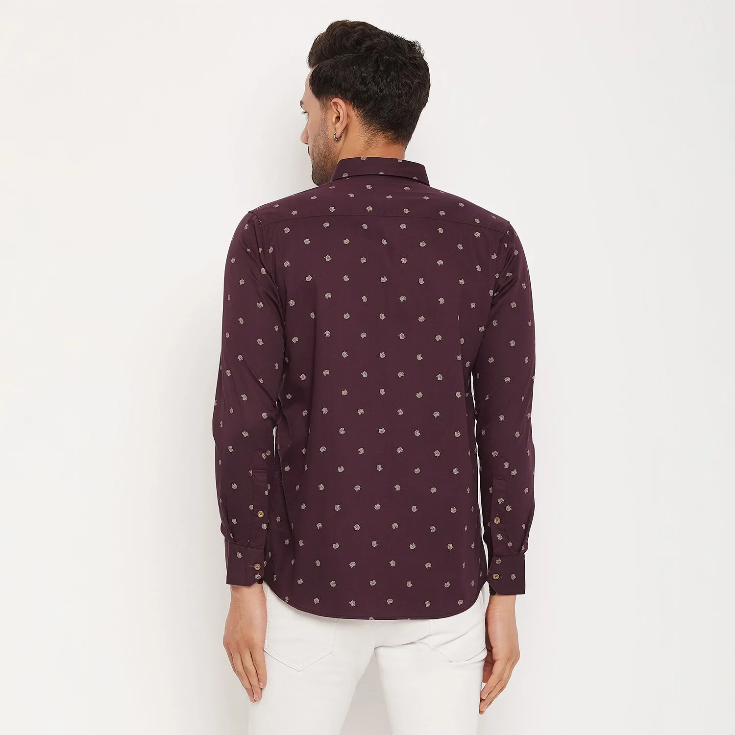 Duke Stardust Men Full Sleeve Cotton Shirt (SDO8PRTC)