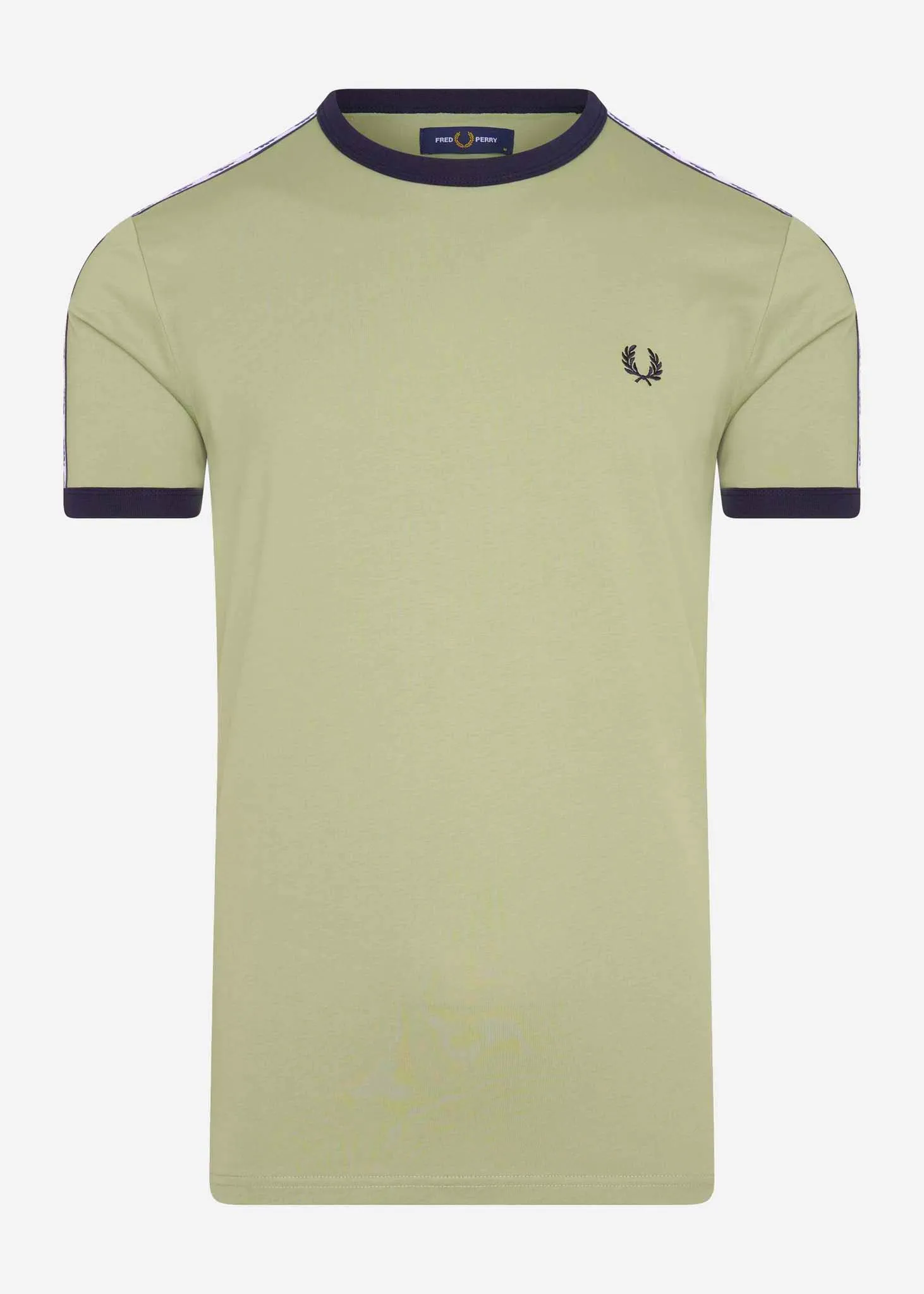 Geklebtes Ringer-T-Shirt  Seegras