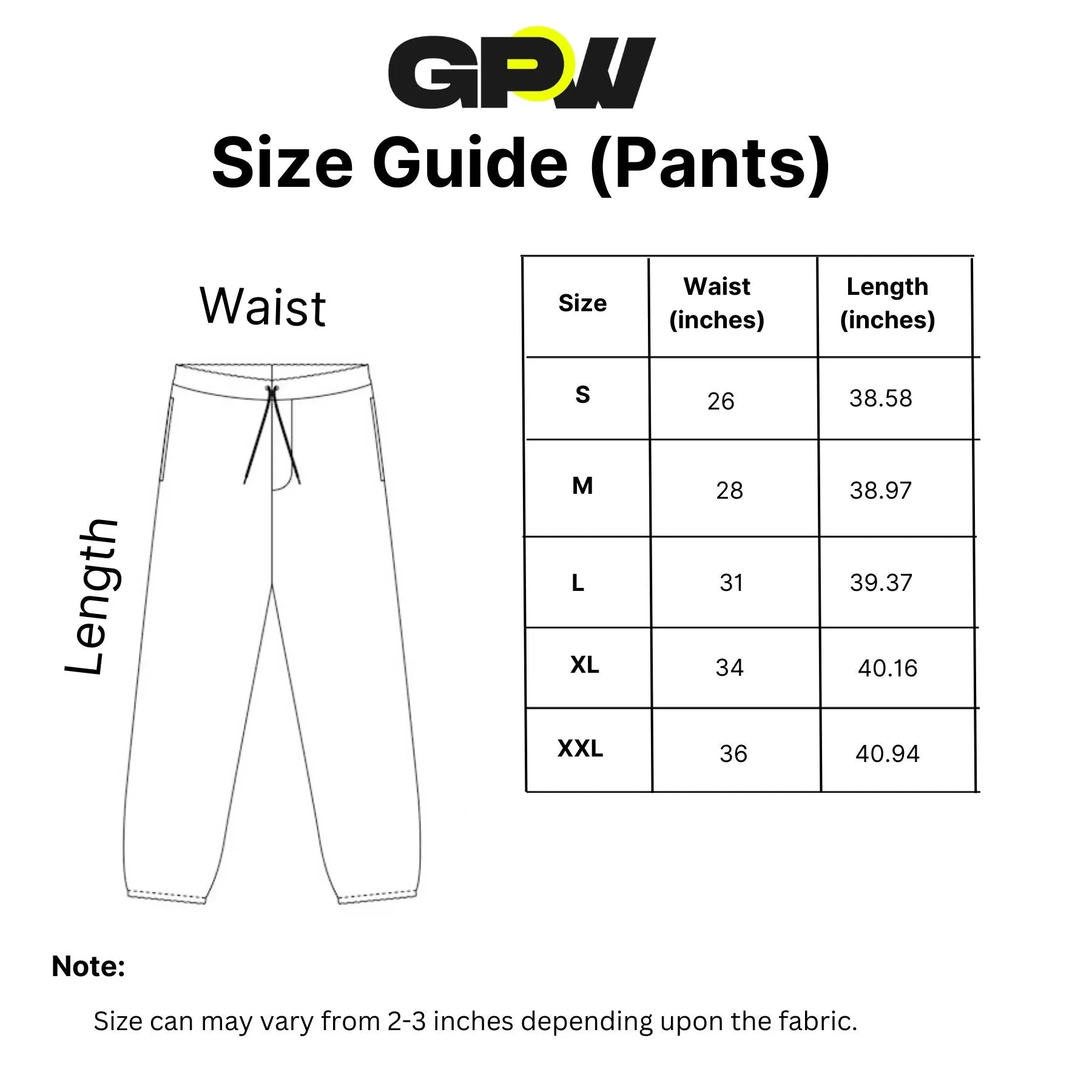 GPW Men’s Slim Fit Zip Athletic Pants - Gym Workout Track Pants with Pockets