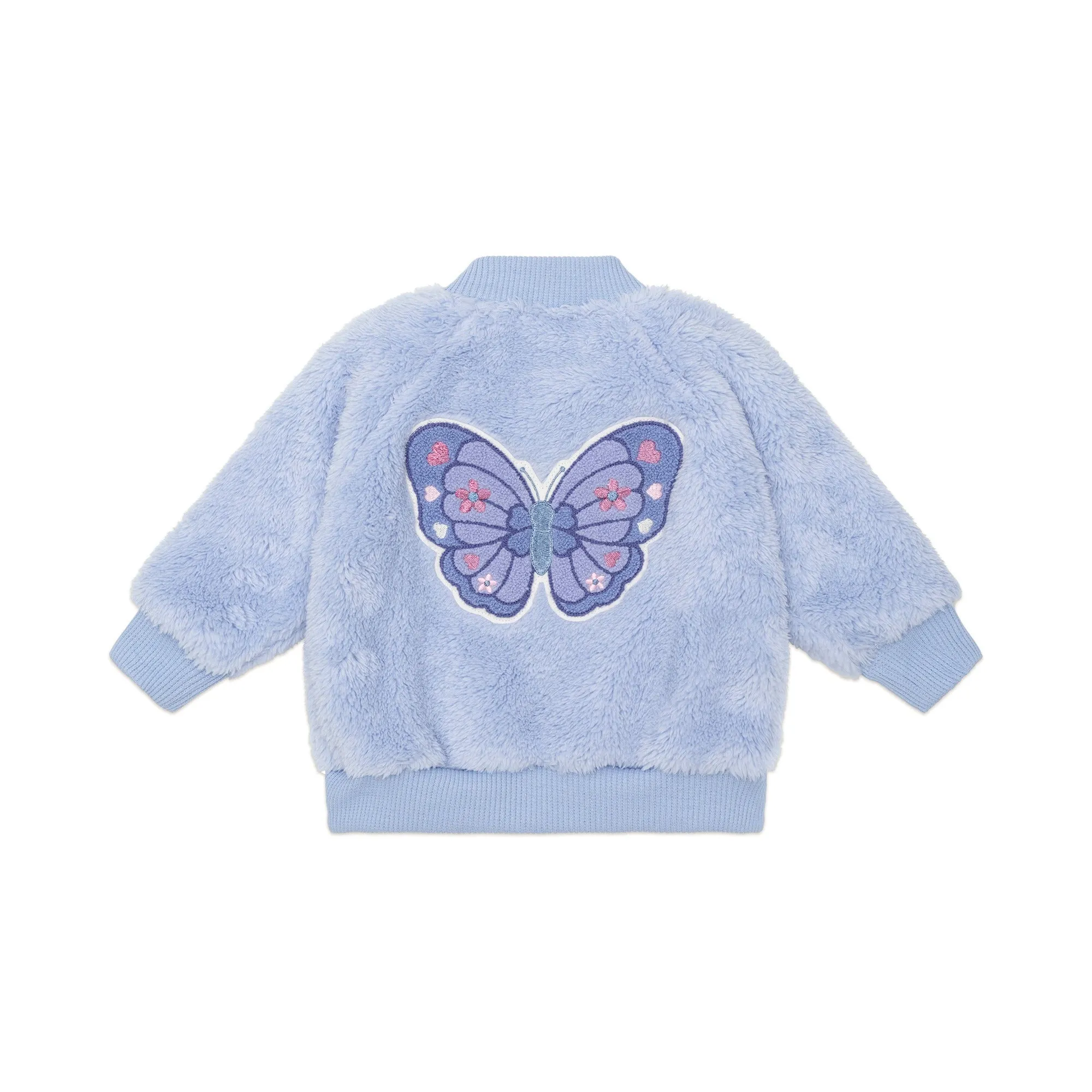 Huxbaby Butterfly Furry Jacket