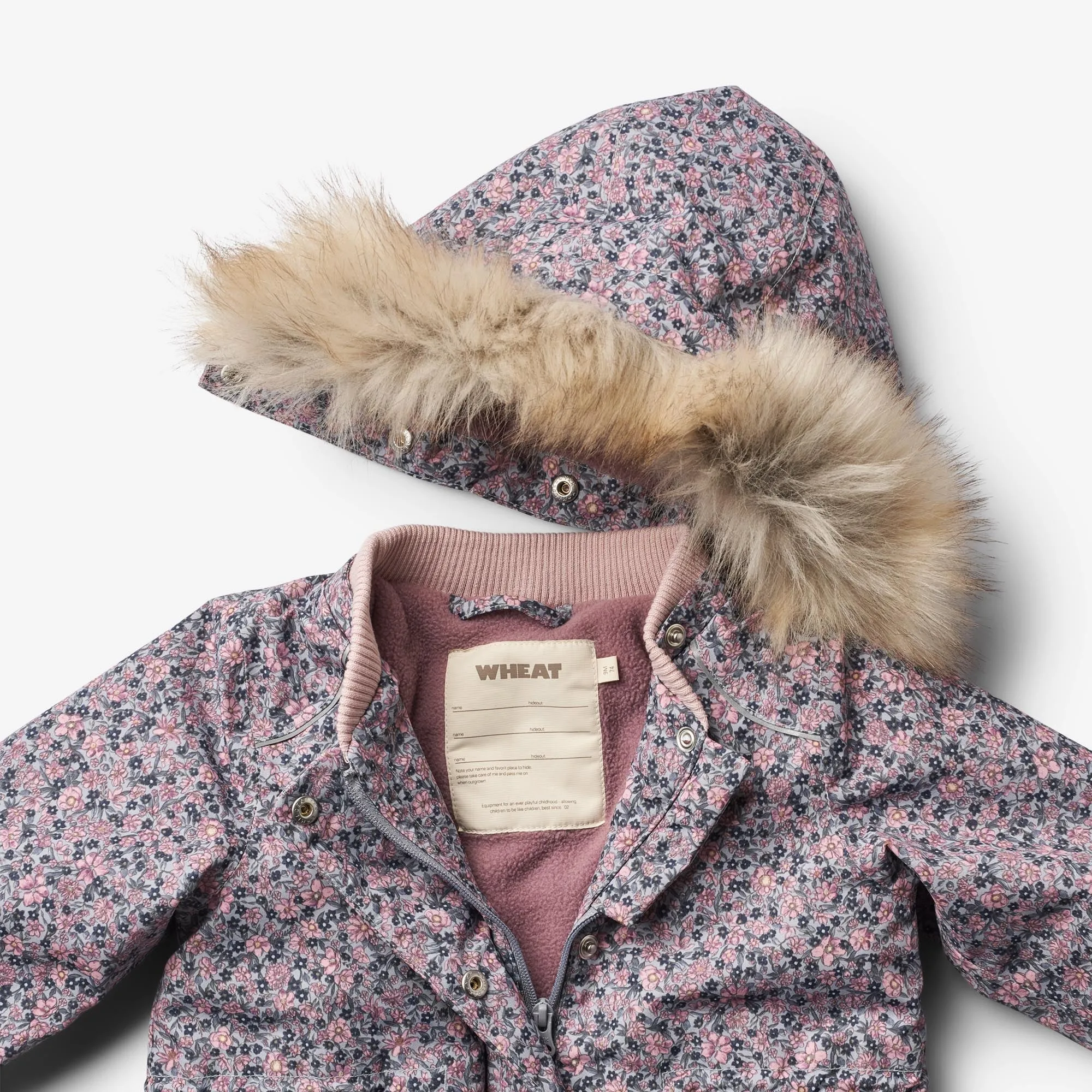 Jacket Mathilde Tech | Baby - winter flowers