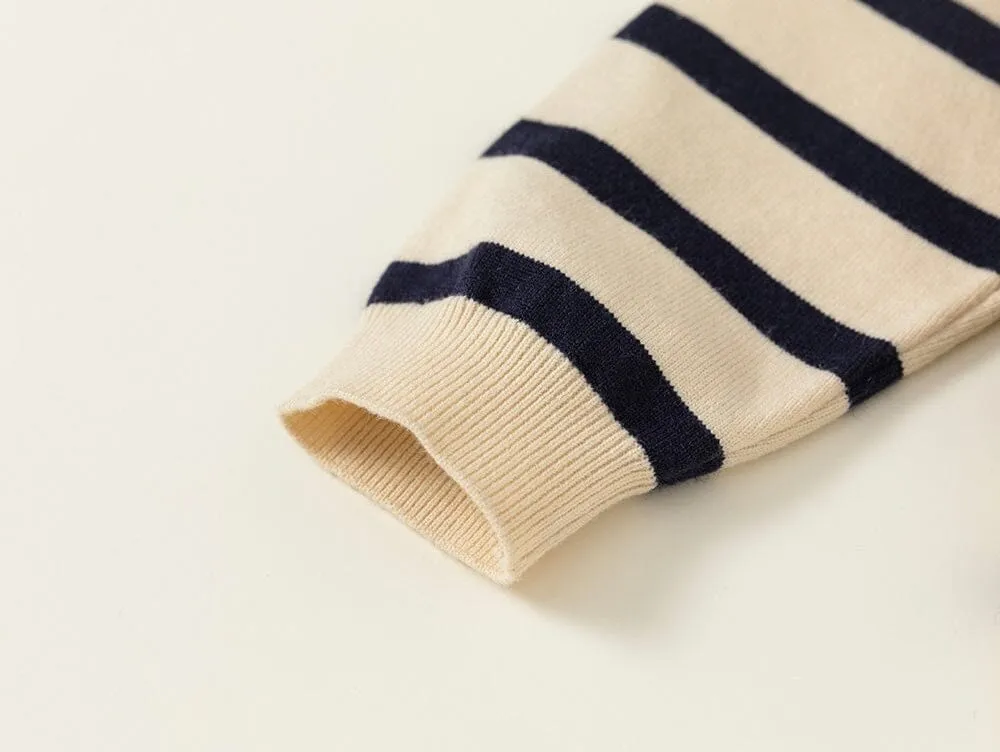 Jacob Polo Collar Striped Sweater