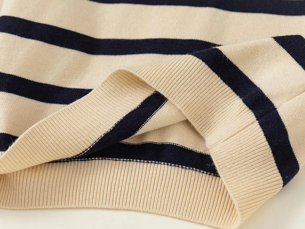 Jacob Polo Collar Striped Sweater