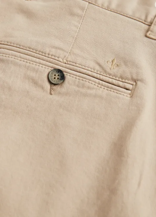 Jeffrey Brushed Chino Khaki