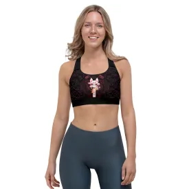 Kitsune Mask Women's Padded Sports Bra