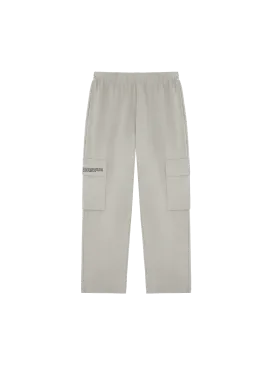 Mens Double Jersey Cargo Track Pants—stone