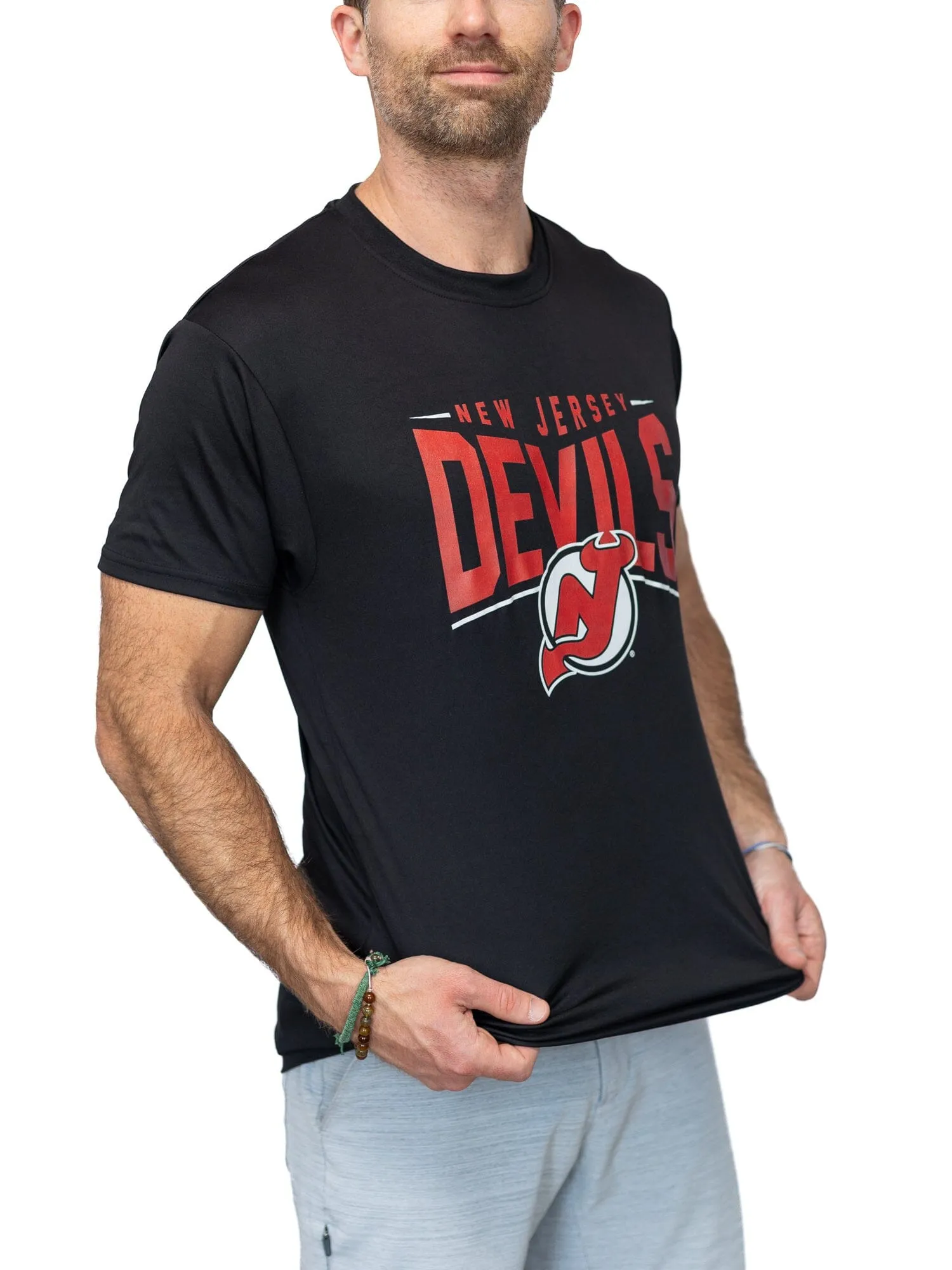 New Jersey Devils "Full Fandom" Moisture Wicking T-Shirt