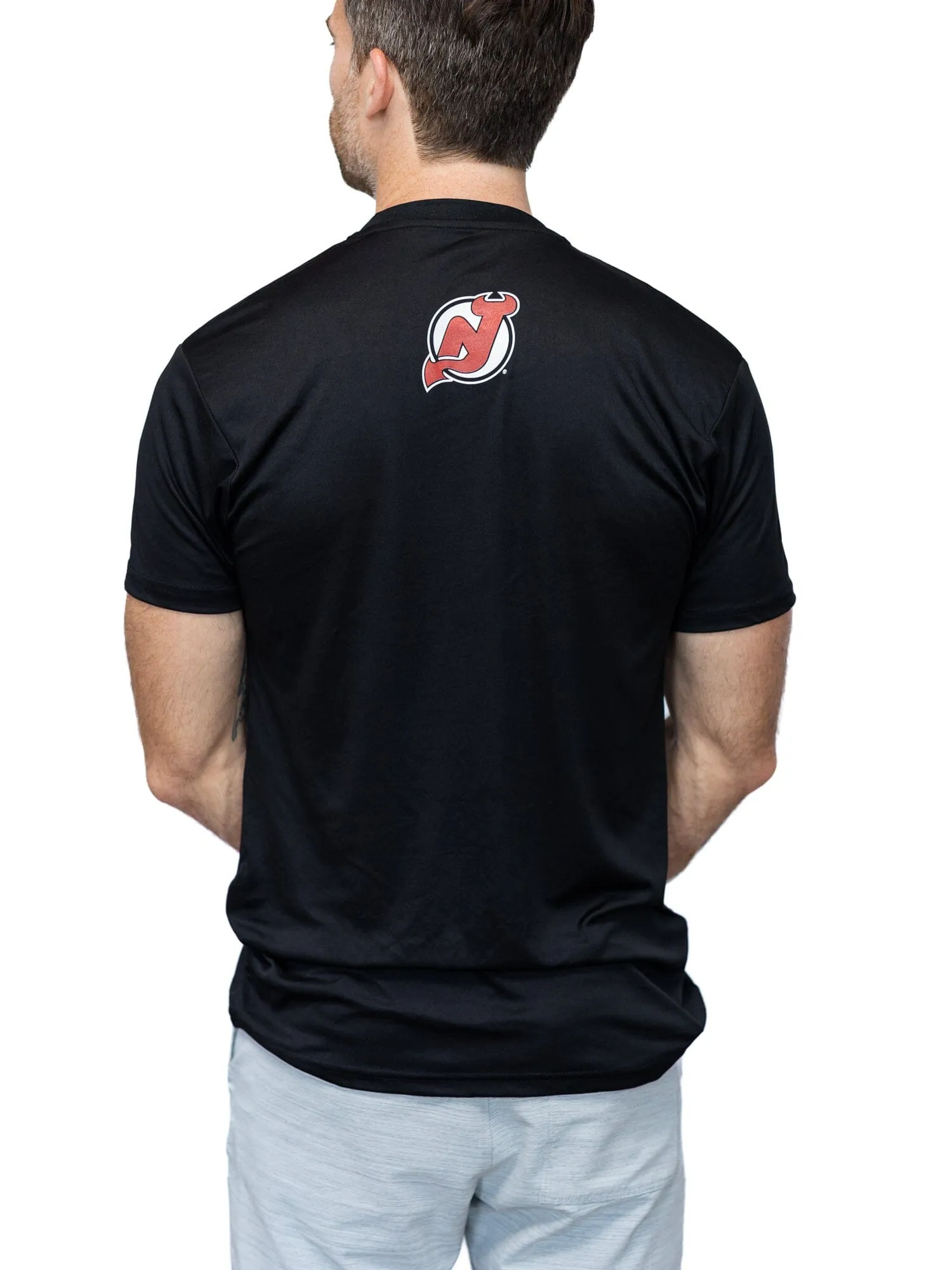 New Jersey Devils "Full Fandom" Moisture Wicking T-Shirt