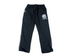 NJPW BLACK TRACK PANTS LG