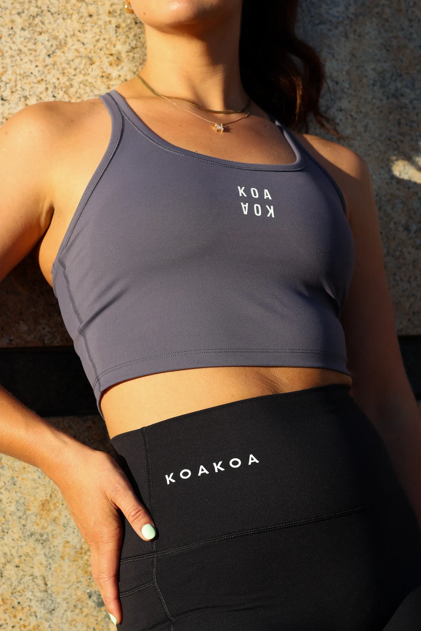 ProForm Supportive Tank - Grey Purple