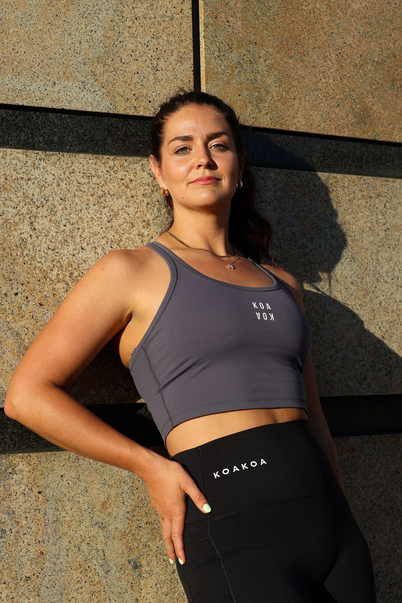 ProForm Supportive Tank - Grey Purple