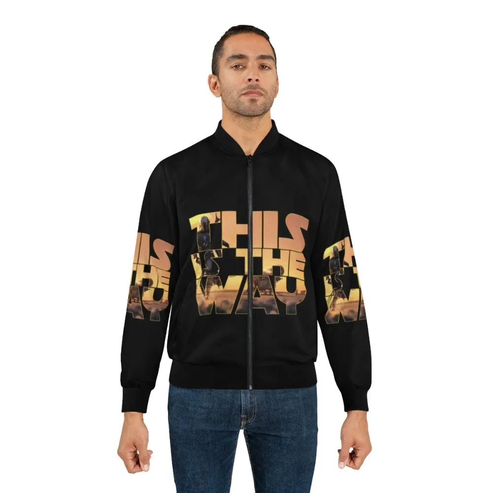 "The Mandalorian 'This is the Way' Bomber Jacket"