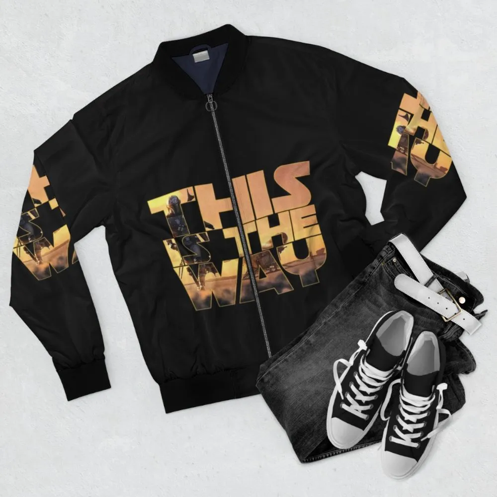 "The Mandalorian 'This is the Way' Bomber Jacket"