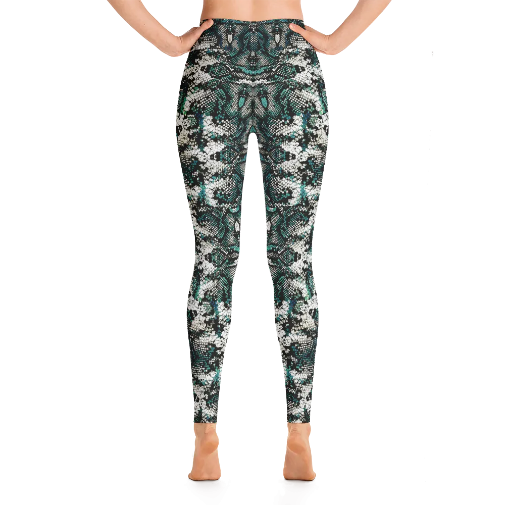 Rainforest Snakeskin Yoga Pants