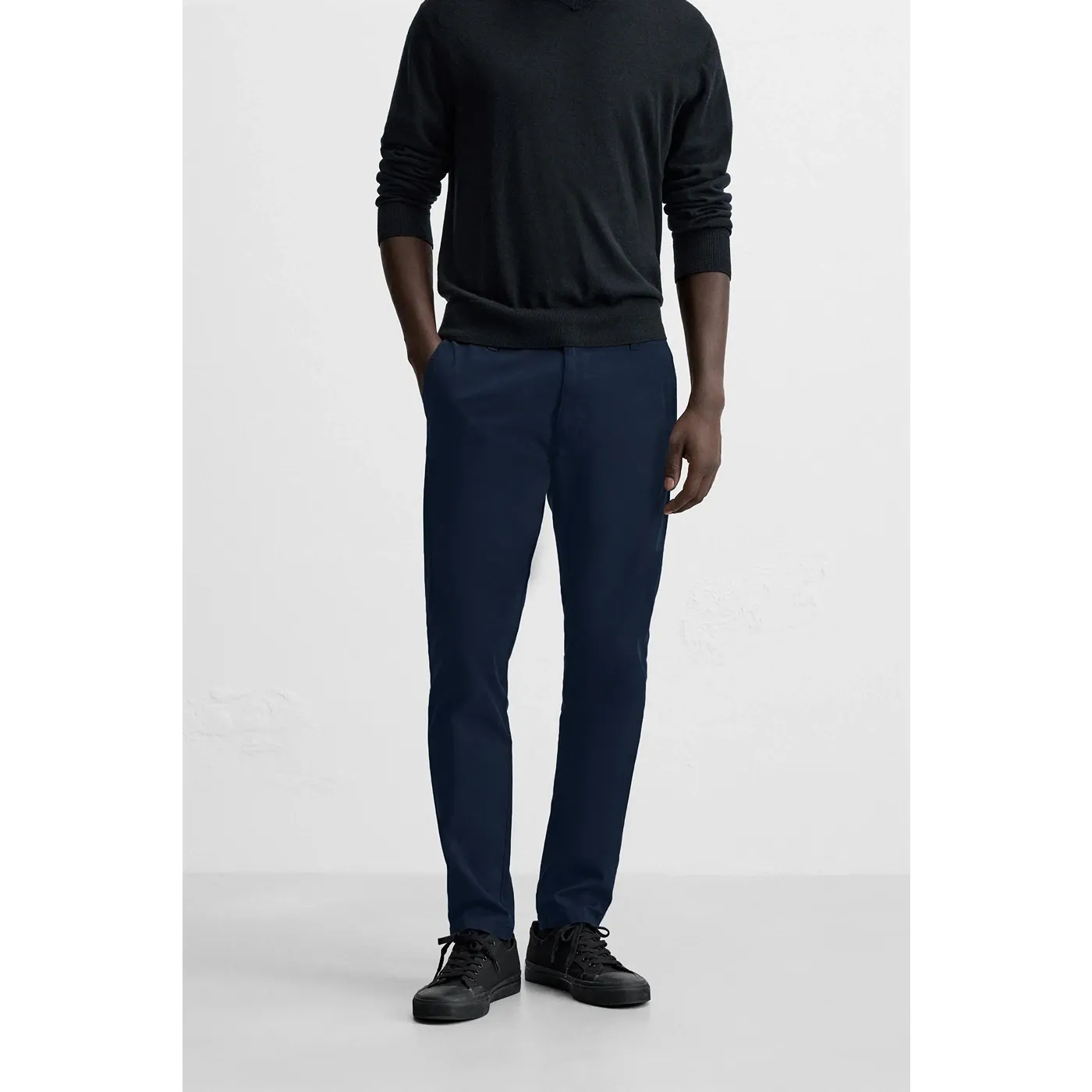 Royal Blue Slim Fit Chinos