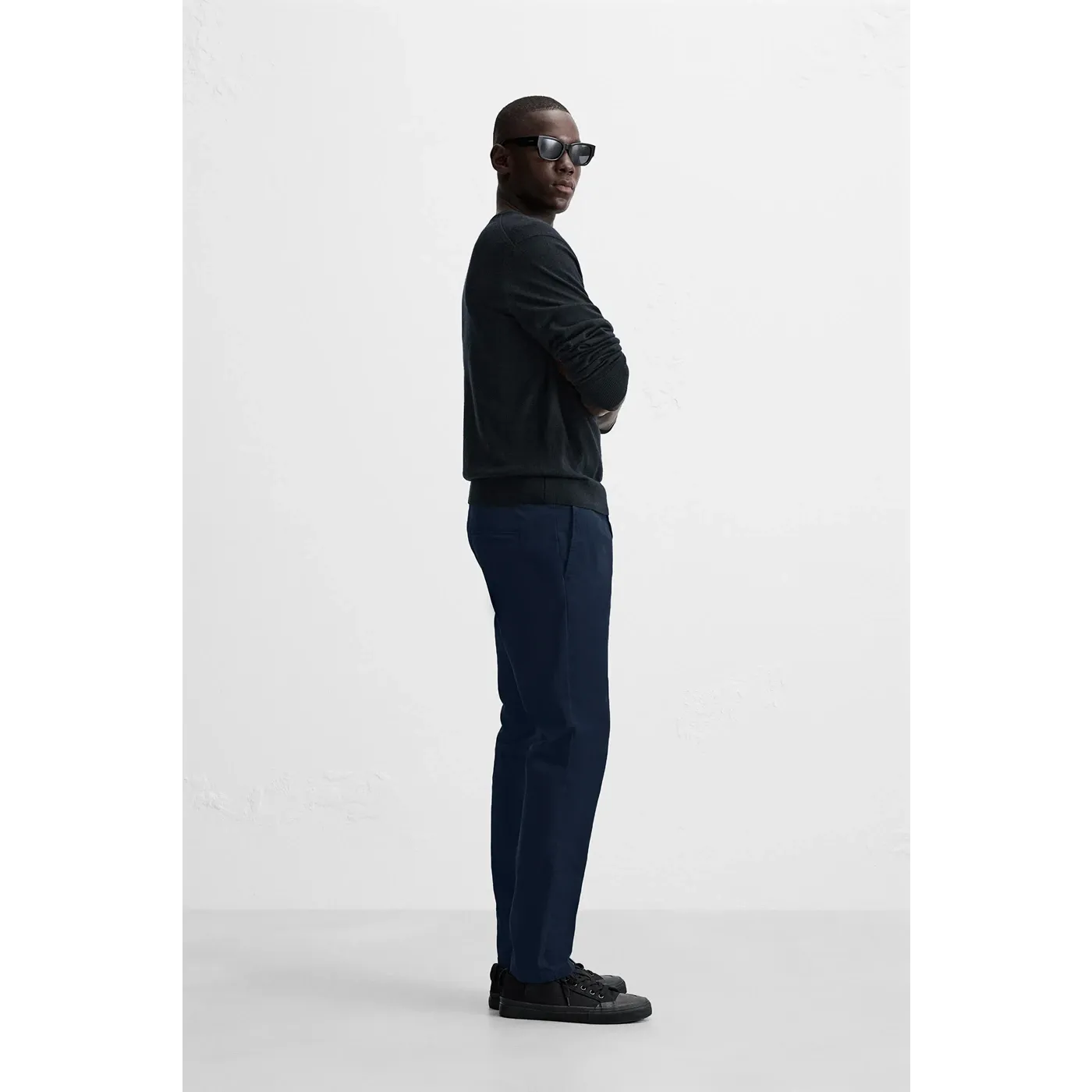 Royal Blue Slim Fit Chinos