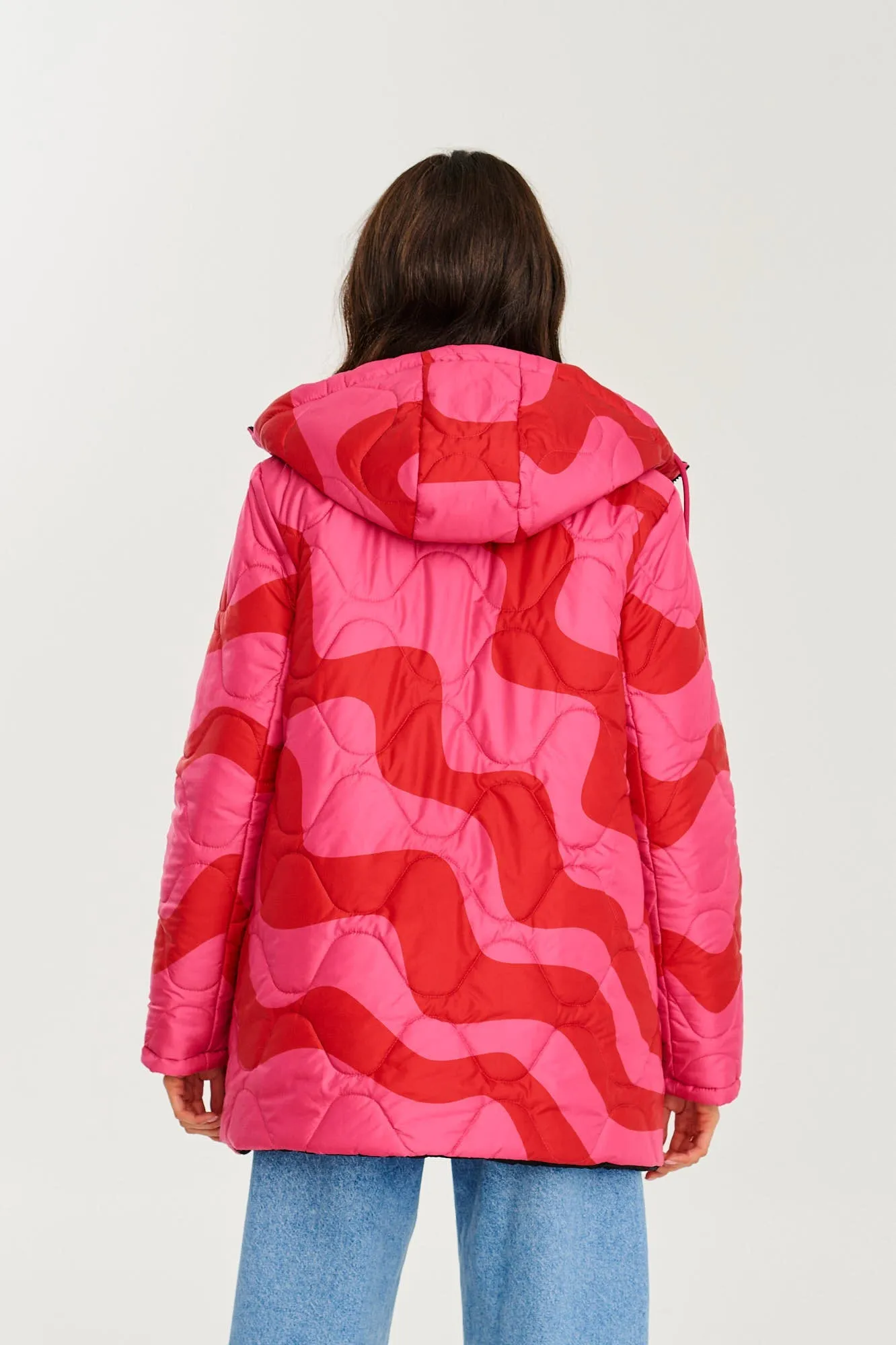 Ruby Wave double-sided insulated jacket