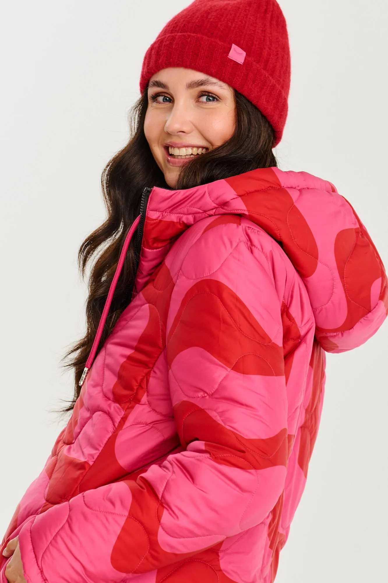 Ruby Wave double-sided insulated jacket