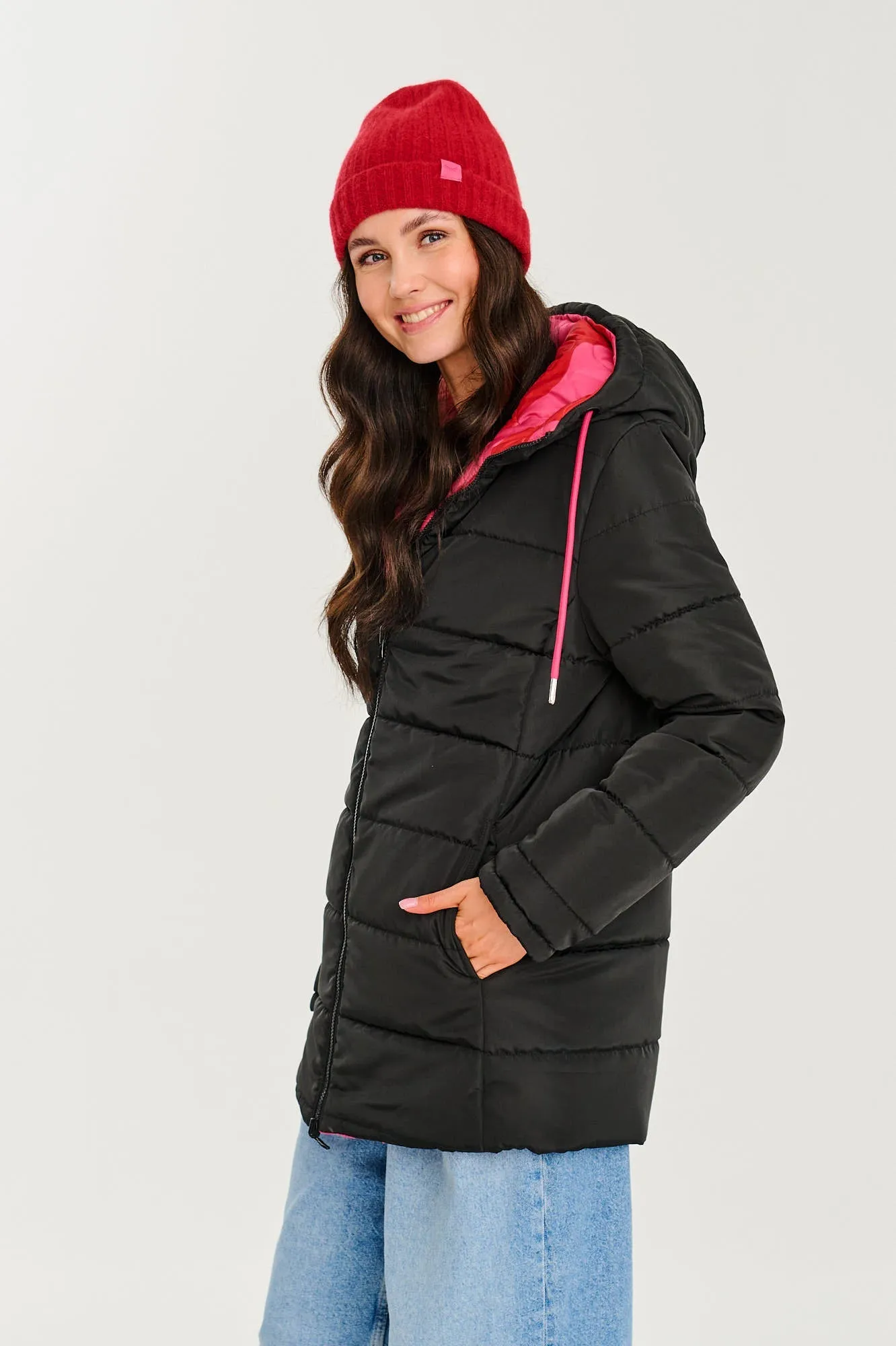 Ruby Wave double-sided insulated jacket