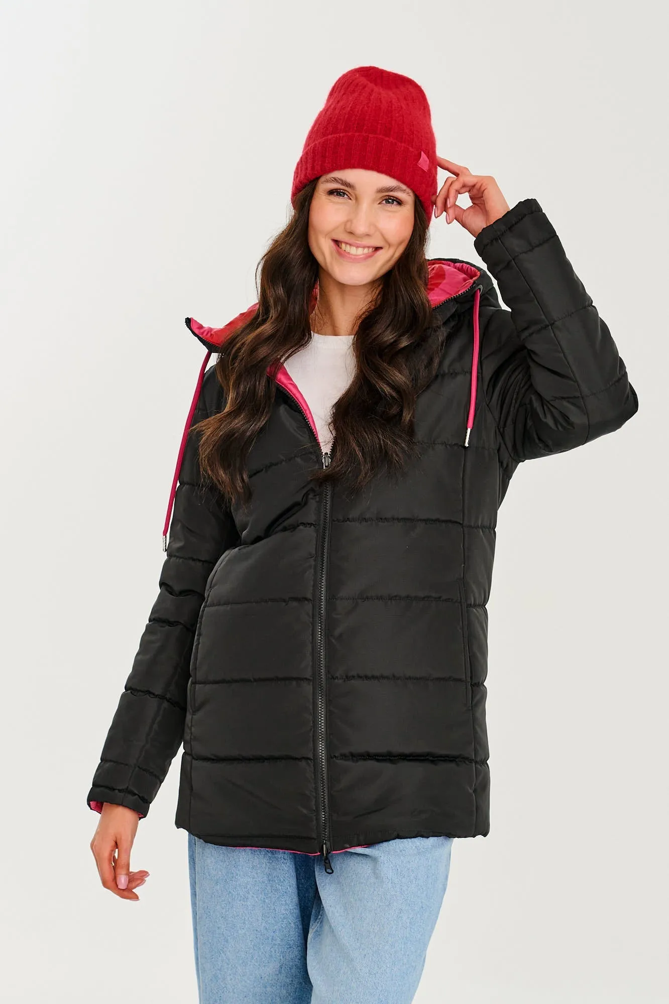 Ruby Wave double-sided insulated jacket