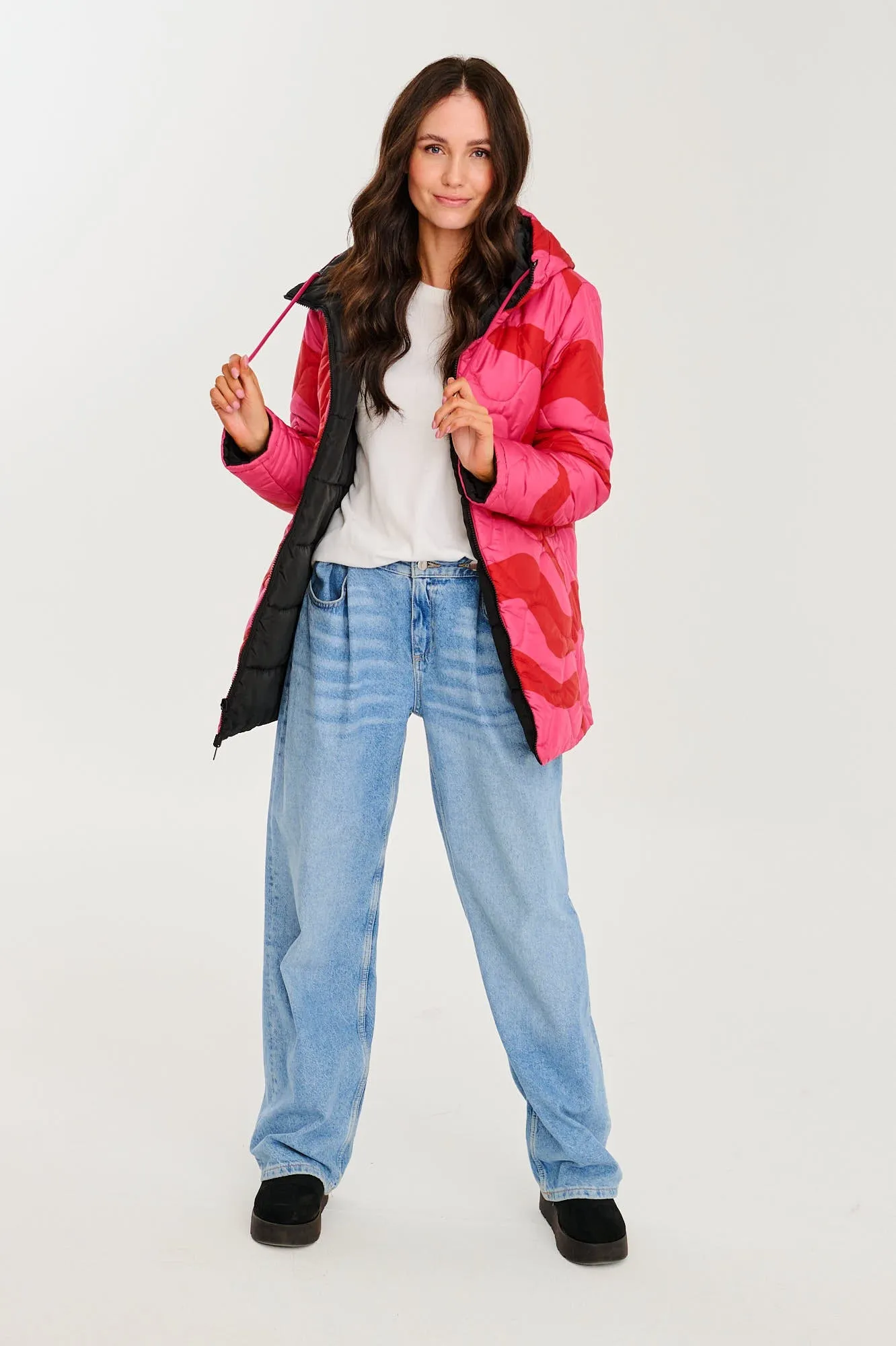 Ruby Wave double-sided insulated jacket