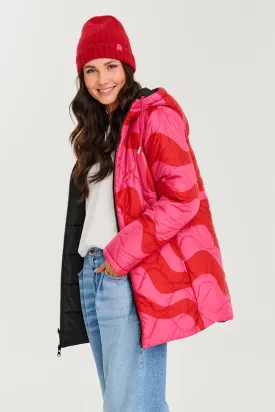 Ruby Wave double-sided insulated jacket