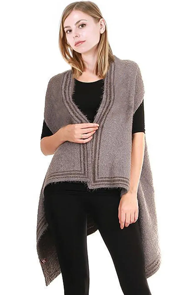 SN430 Solid Vest Shawl