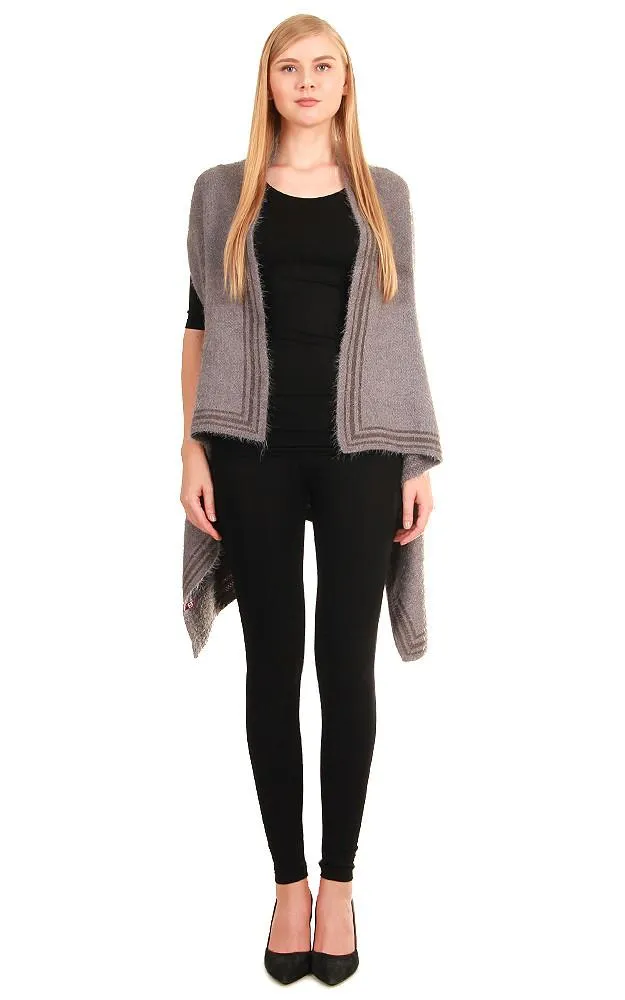 SN430 Solid Vest Shawl