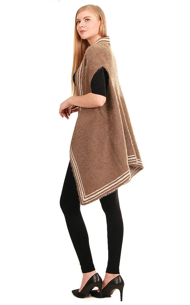 SN430 Solid Vest Shawl