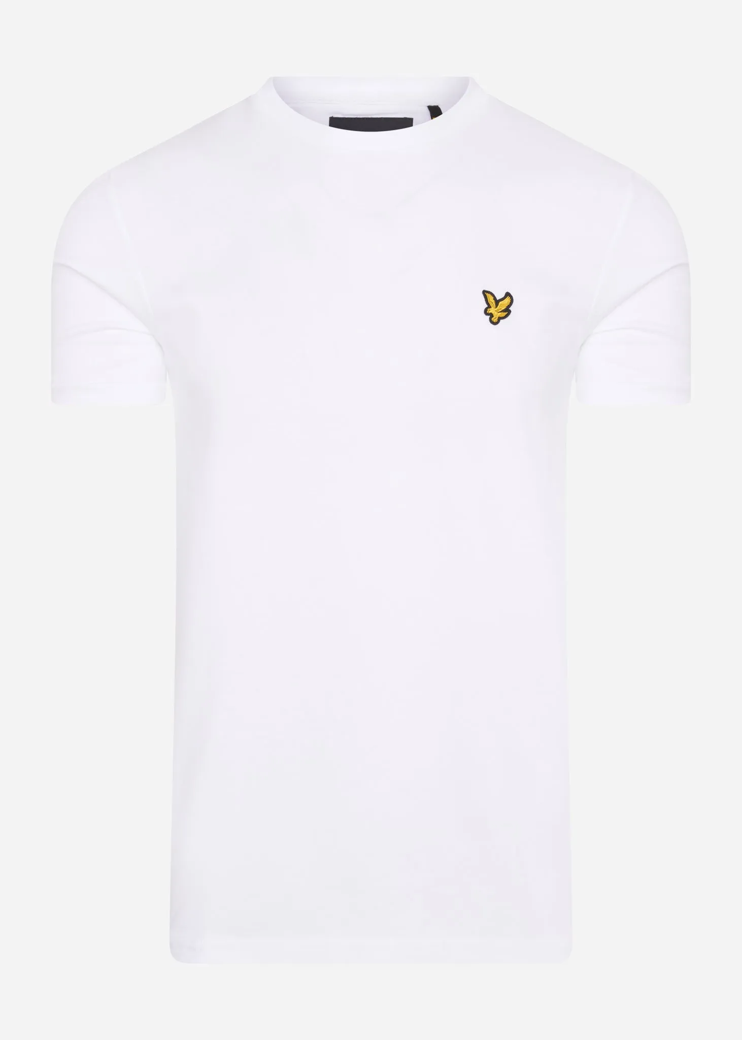T-Shirt mit Rundhalsausschnitt - wei